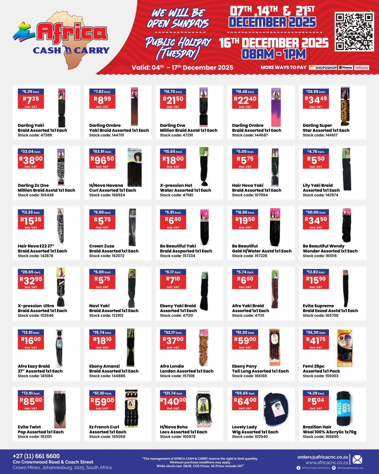 Africa Cash & Carry specials - 04/12/2025 - 17/12/2025. Page 19