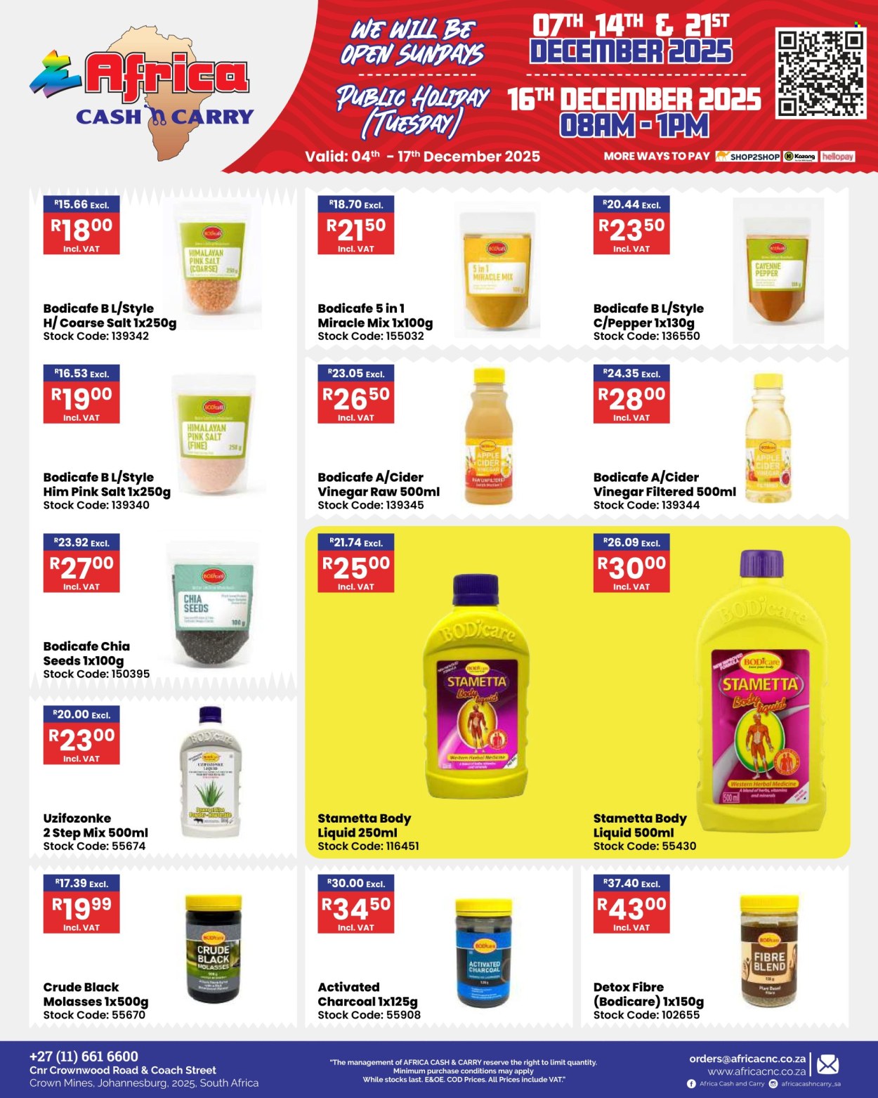 Africa Cash & Carry specials - 04/12/2025 - 17/12/2025. Page 55