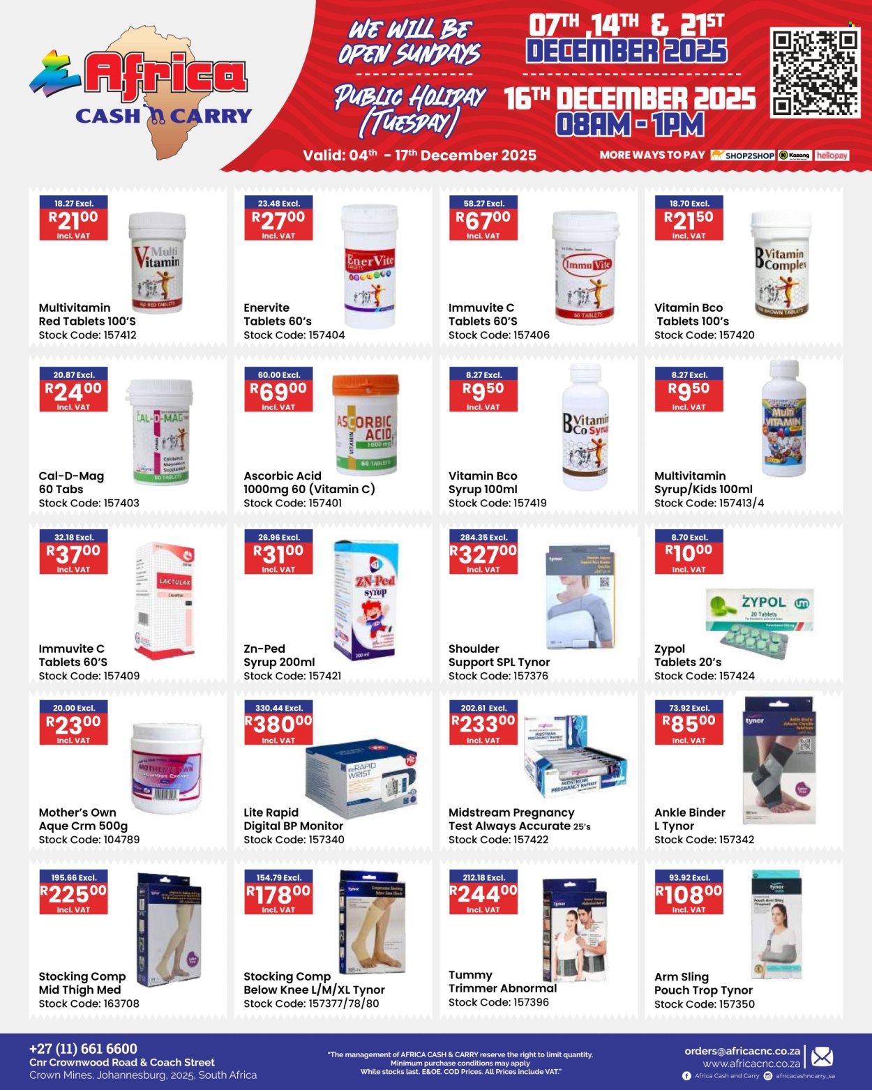 Africa Cash & Carry specials - 04/12/2025 - 17/12/2025. Page 59