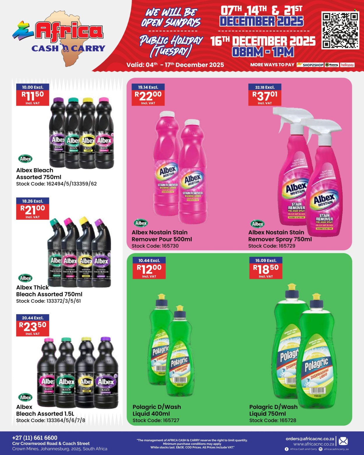 Africa Cash & Carry specials - 04/12/2025 - 17/12/2025. Page 61