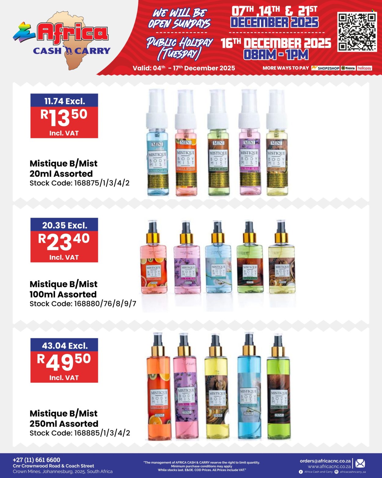 Africa Cash & Carry specials - 04/12/2025 - 17/12/2025. Page 66