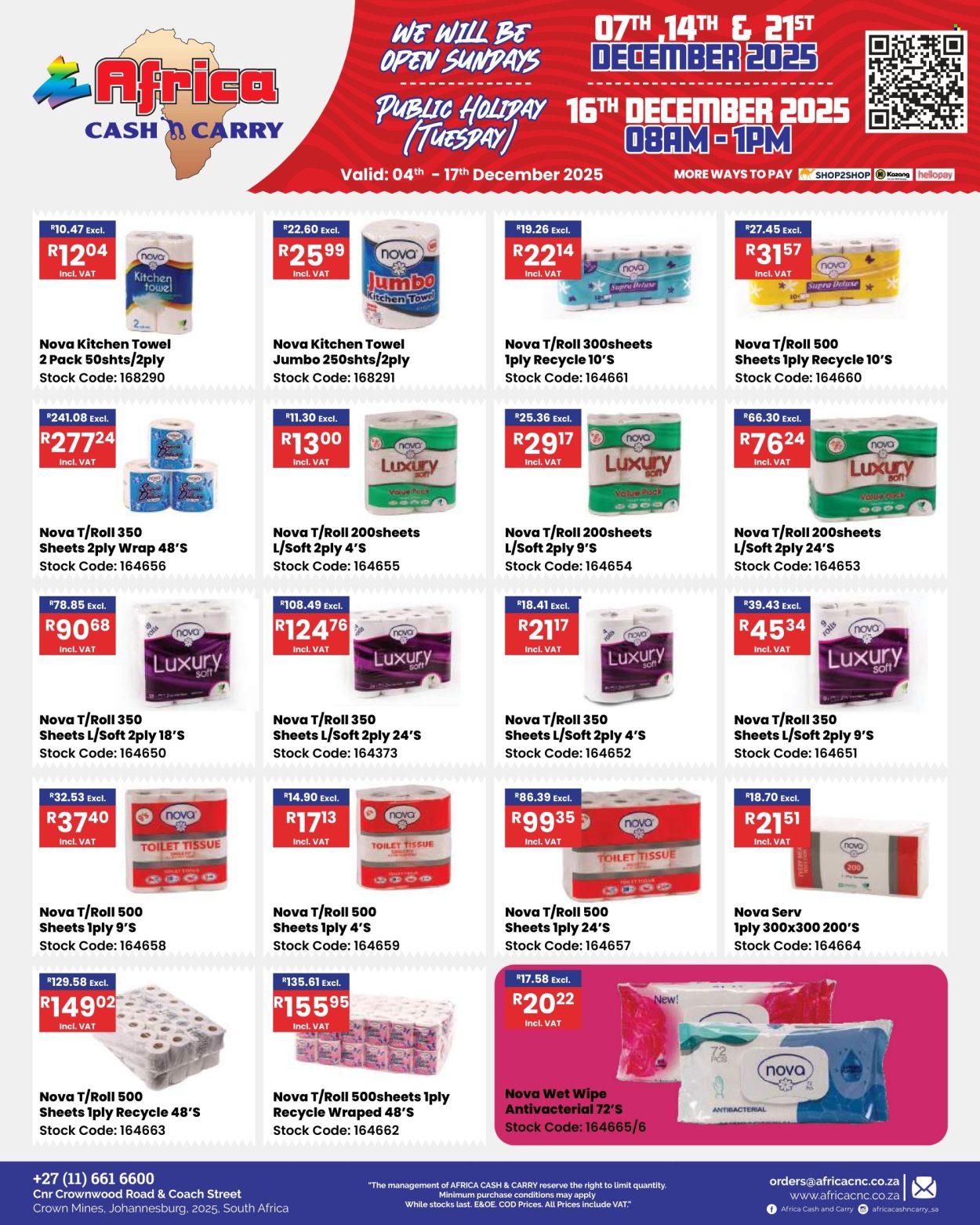 Africa Cash & Carry specials - 04/12/2025 - 17/12/2025. Page 73