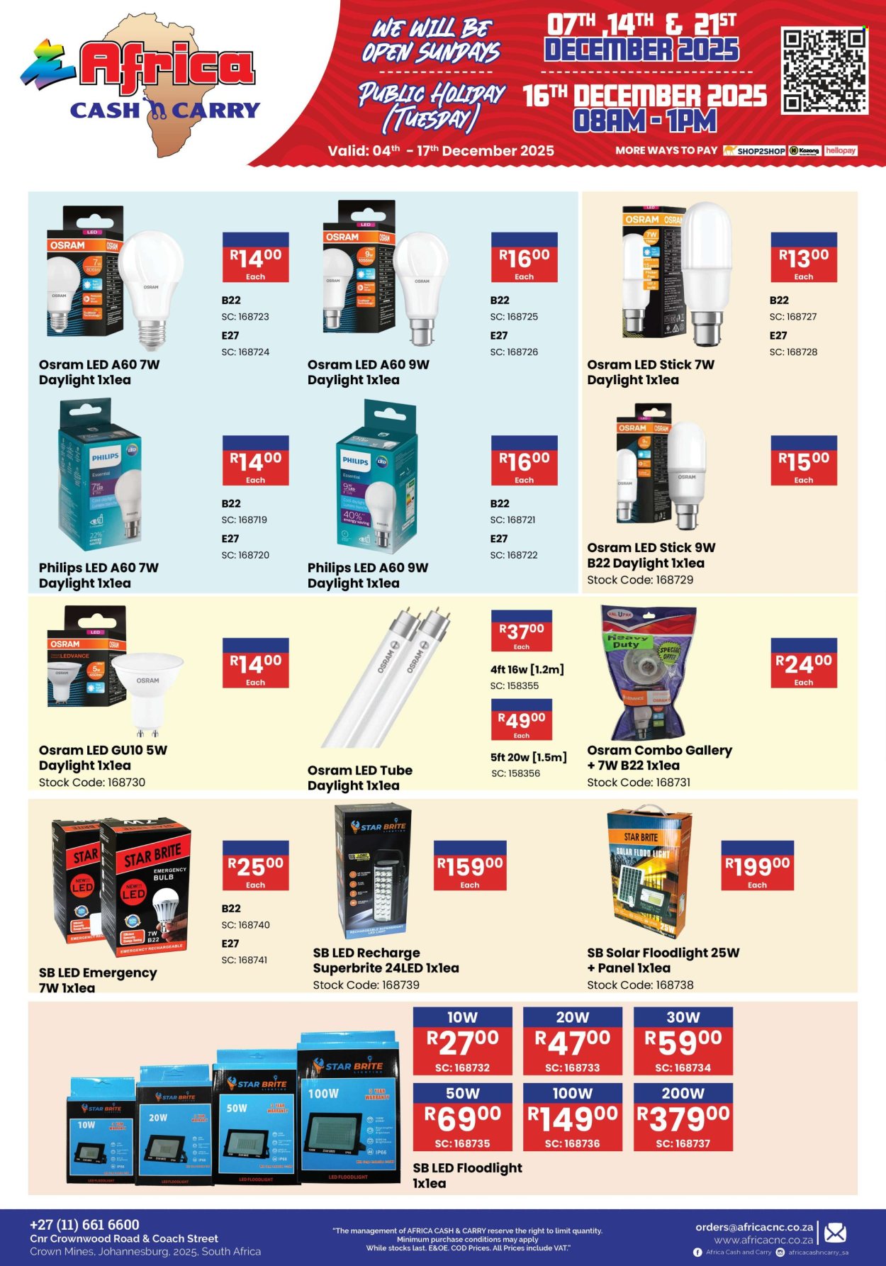 Africa Cash & Carry specials - 04/12/2025 - 17/12/2025. Page 81