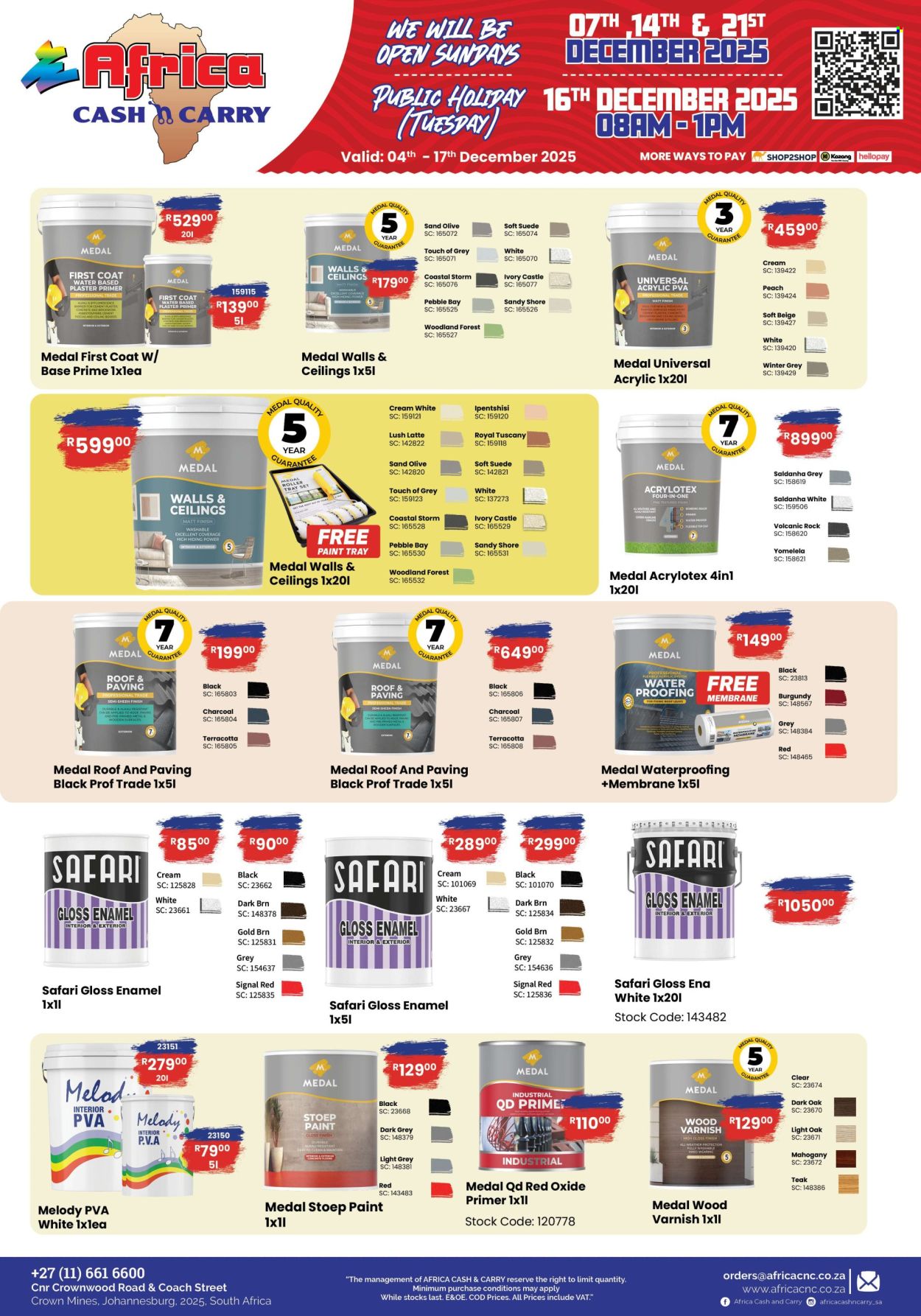 Africa Cash & Carry specials - 04/12/2025 - 17/12/2025. Page 82