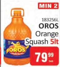 OROS Orange Squash 5lt