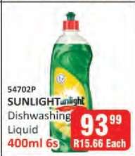 Sunlight Dishwashing Liquid