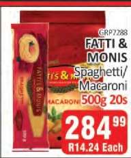 Fatti & Monis Spaghetti/Macaroni