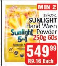 SUNLIGHT Hand Wash Powder 250g 60s