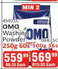 OMO WASHING POWDER
