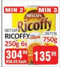 Nescafe Ricoffy 250g 6s