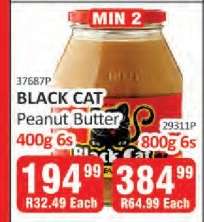 BLACK CAT Peanut Butter 400g 6s
