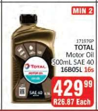 TOTAL Motor Oil