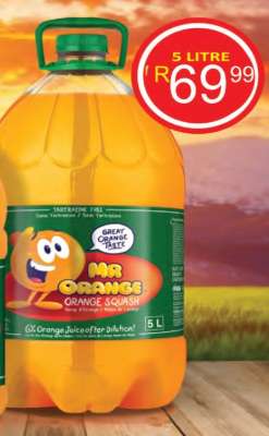 Mr Orange Orange Squash