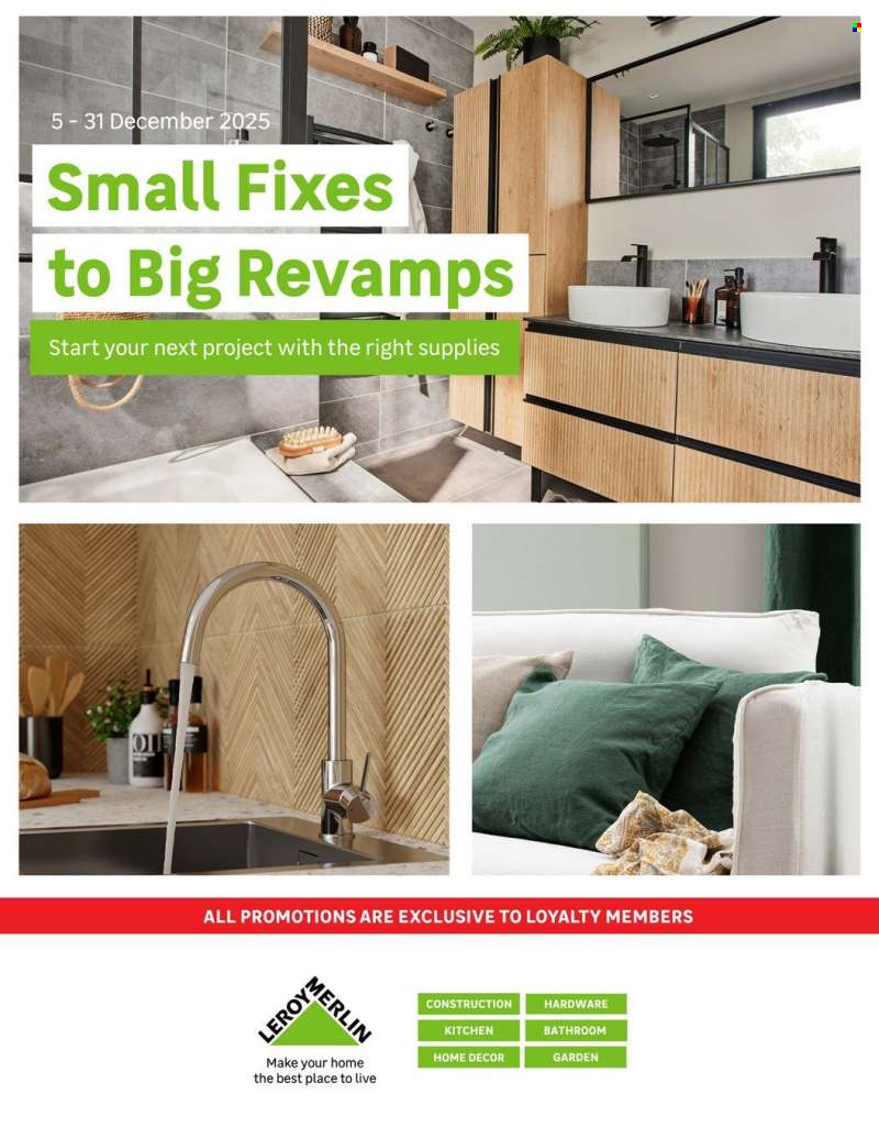 Leroy Merlin catalogue  - 05/12/2025 - 31/12/2025.
