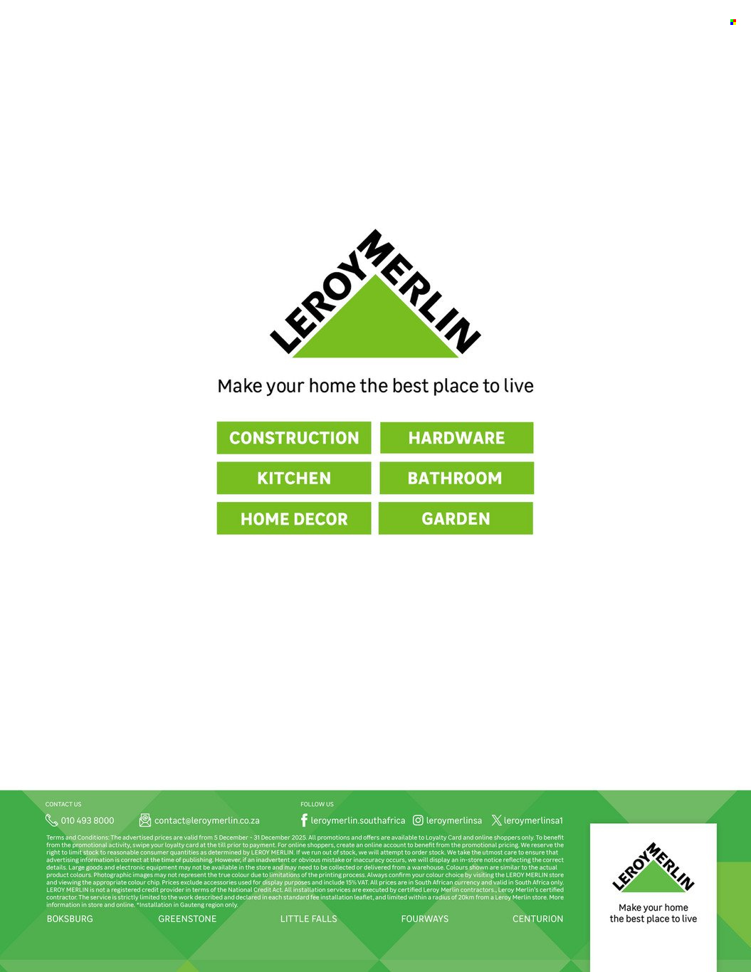 Leroy Merlin specials - 05/12/2025 - 31/12/2025. Page 18