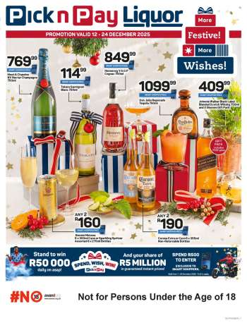 Pick n Pay catalogue  - 08/12/2025 - 24/12/2025.