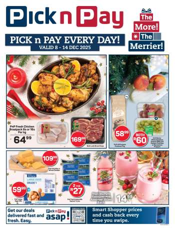 Pick n Pay catalogue  - 08/12/2025 - 14/12/2025.