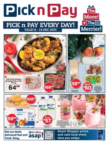 Pick n Pay catalogue  - 08/12/2025 - 14/12/2025.