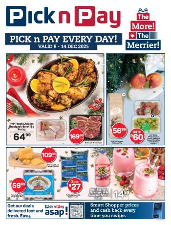 Pick n Pay catalogue  - 08/12/2025 - 14/12/2025.