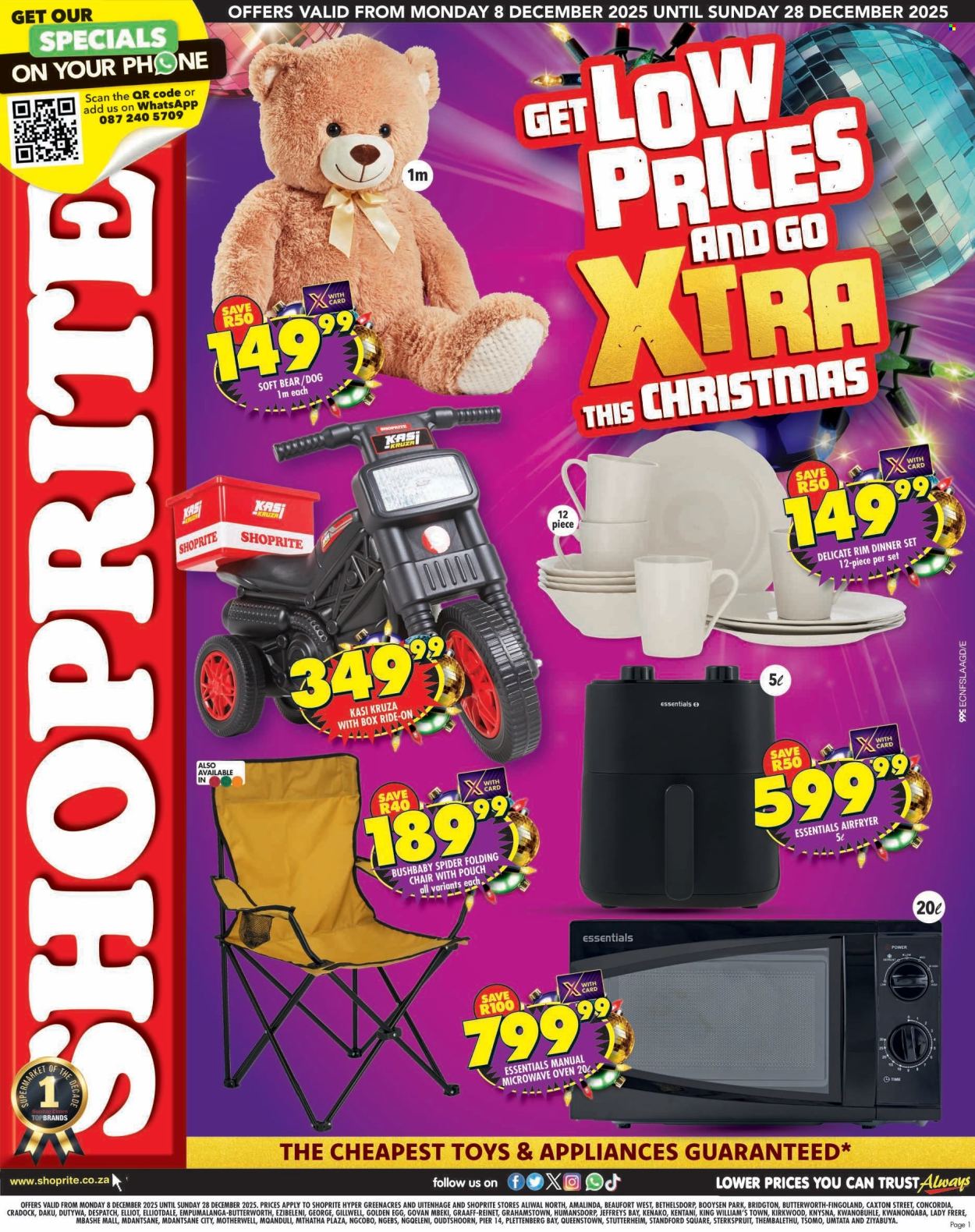 Shoprite specials - 08/12/2025 - 28/12/2025. Page 1