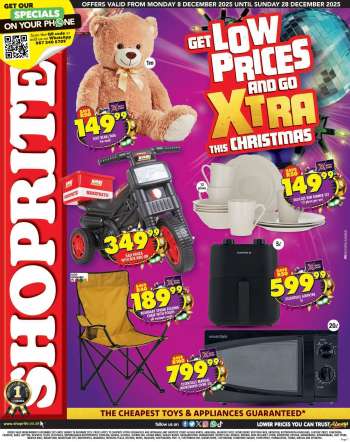 Shoprite catalogue  - 08/12/2025 - 28/12/2025.