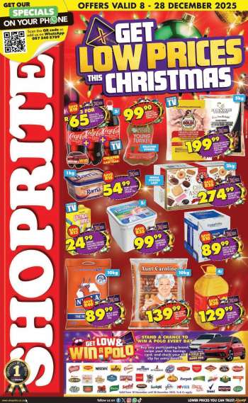 Shoprite catalogue  - 08/12/2025 - 28/12/2025.