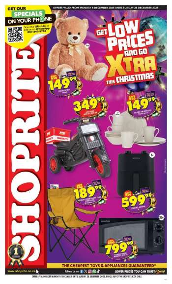 Shoprite catalogue  - 08/12/2025 - 28/12/2025.