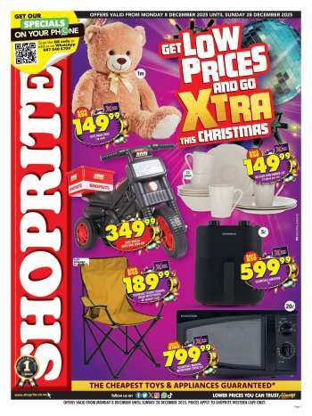 Shoprite catalogue  - 08/12/2025 - 28/12/2025.