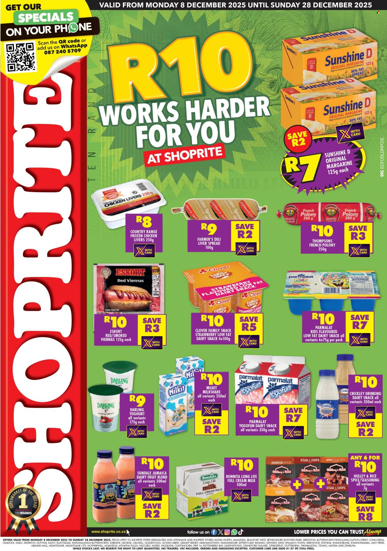 Shoprite specials - 08/12/2025 - 28/12/2025. Page 1