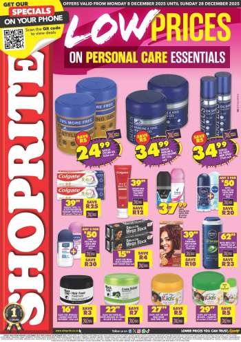 Shoprite catalogue  - 08/12/2025 - 28/12/2025.
