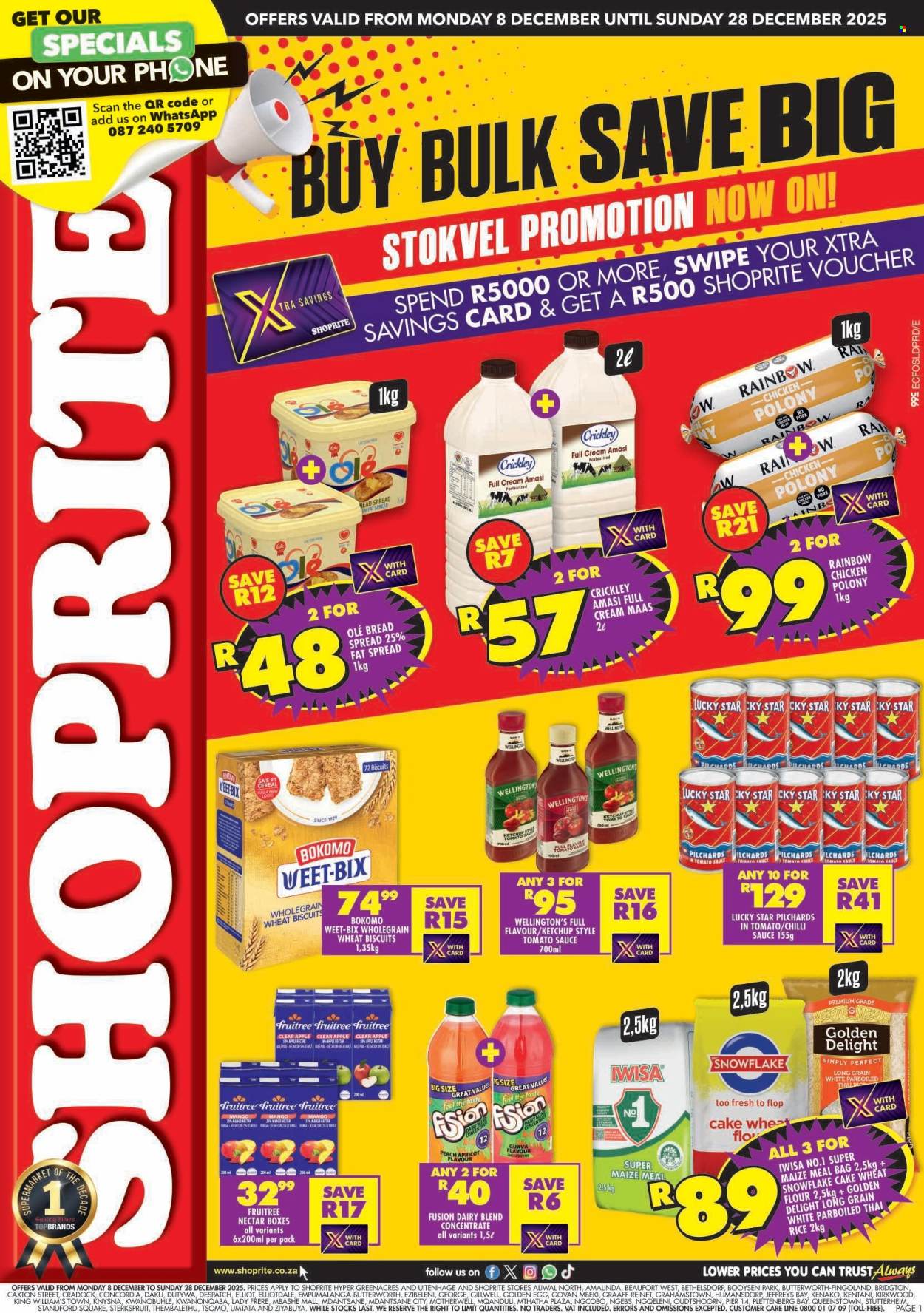 Shoprite specials - 08/12/2025 - 28/12/2025. Page 1