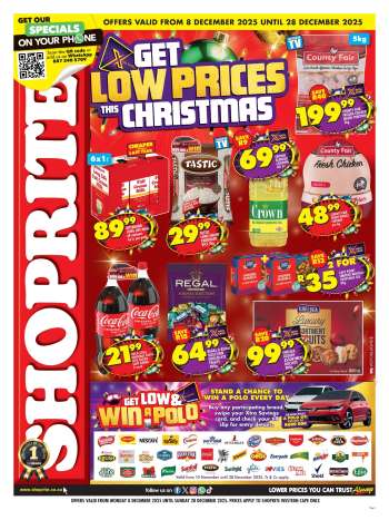 Shoprite catalogue  - 08/12/2025 - 28/12/2025.