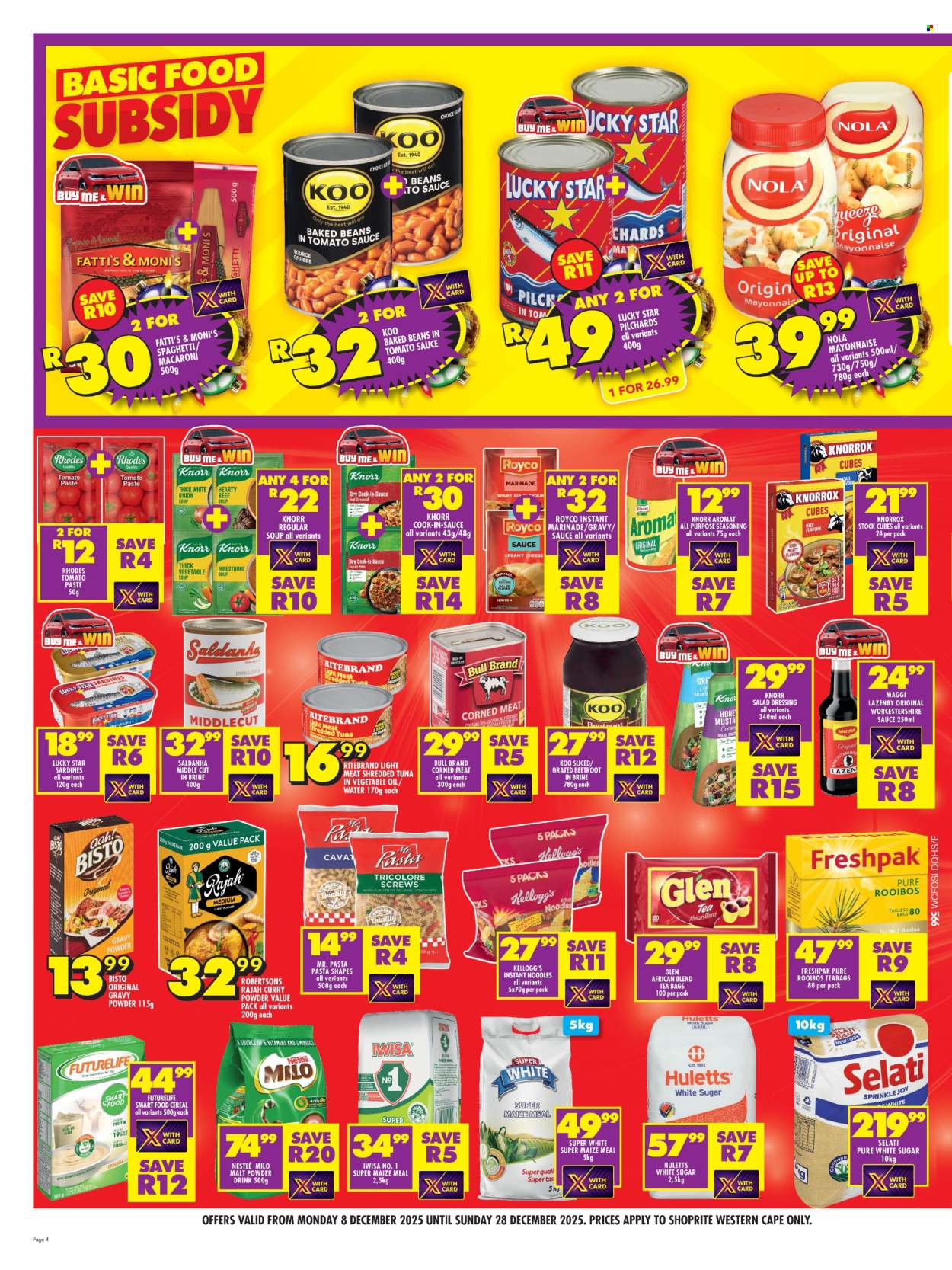Shoprite specials - 08/12/2025 - 28/12/2025. Page 4