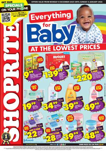 Shoprite catalogue  - 08/12/2025 - 04/01/2026.