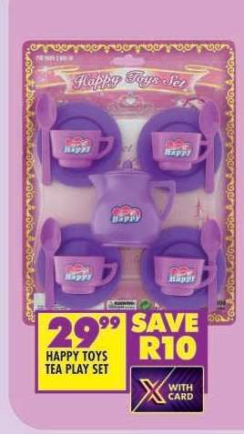 HAPPY TOYS TEA PLAY SET