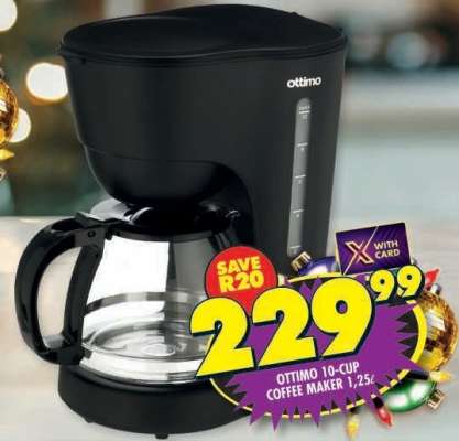 OTTIMO 10-CUP COFFEE MAKER 1.25L
