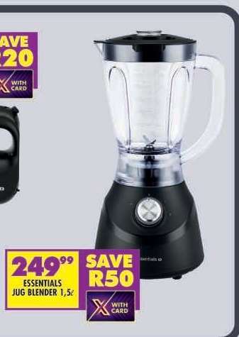 ESSENTIALS JUG BLENDER 1.5ℓ