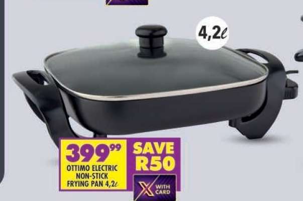 OTTIMO ELECTRIC NON-STICK FRYING PAN 4.2L