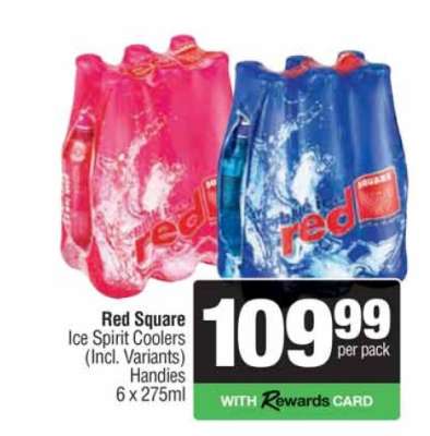 Red Square Ice Spirit Coolers