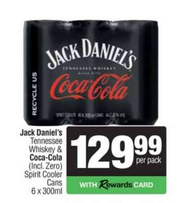 Jack Daniel's Tennessee Whiskey & Coca-Cola