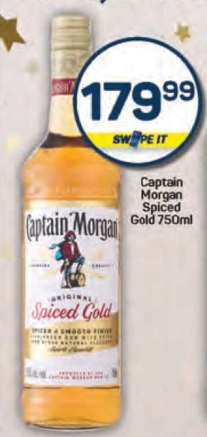 Captain Morgan Spiced Gold 750ml