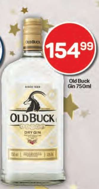 Old Buck Gin 750ml