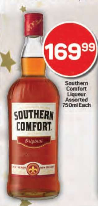 Southern Comfort Liqueur Assorted 750ml Each