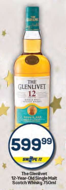The Glenlivet 12-Year-Old Single Malt Scotch Whisky 750ml