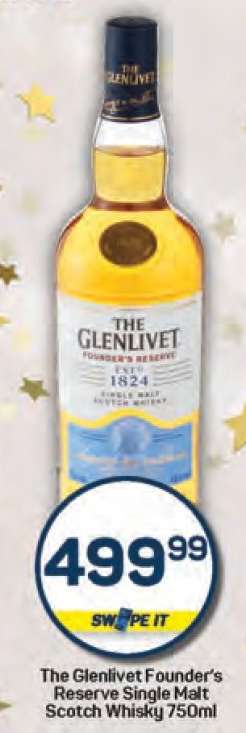 The Glenlivet Founder's Reserve Single Malt Scotch Whisky 750ml