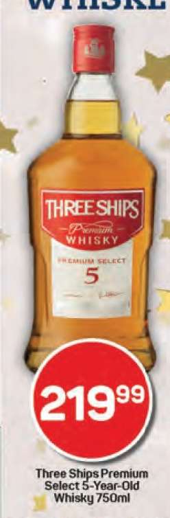 Three Ships Premium Select 5-Year-Old Whisky 750ml