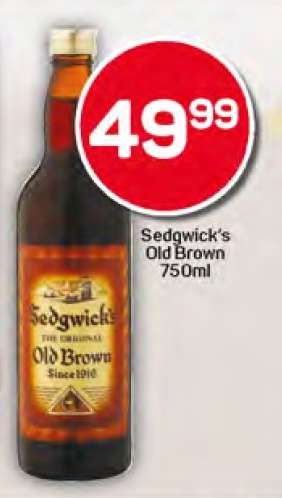 Sedgwick's Old Brown 750ml