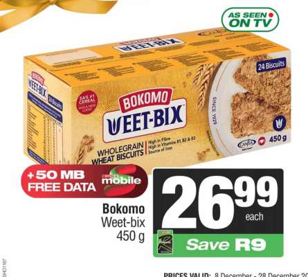 Bokomo Weet-bix 450 g