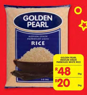 GOLDEN PEARL MEDIUM GRAIN PARBOILED WHITE RICE