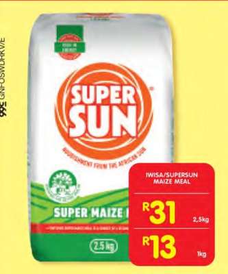 IWISA/SUPERSUN MAIZE MEAL
